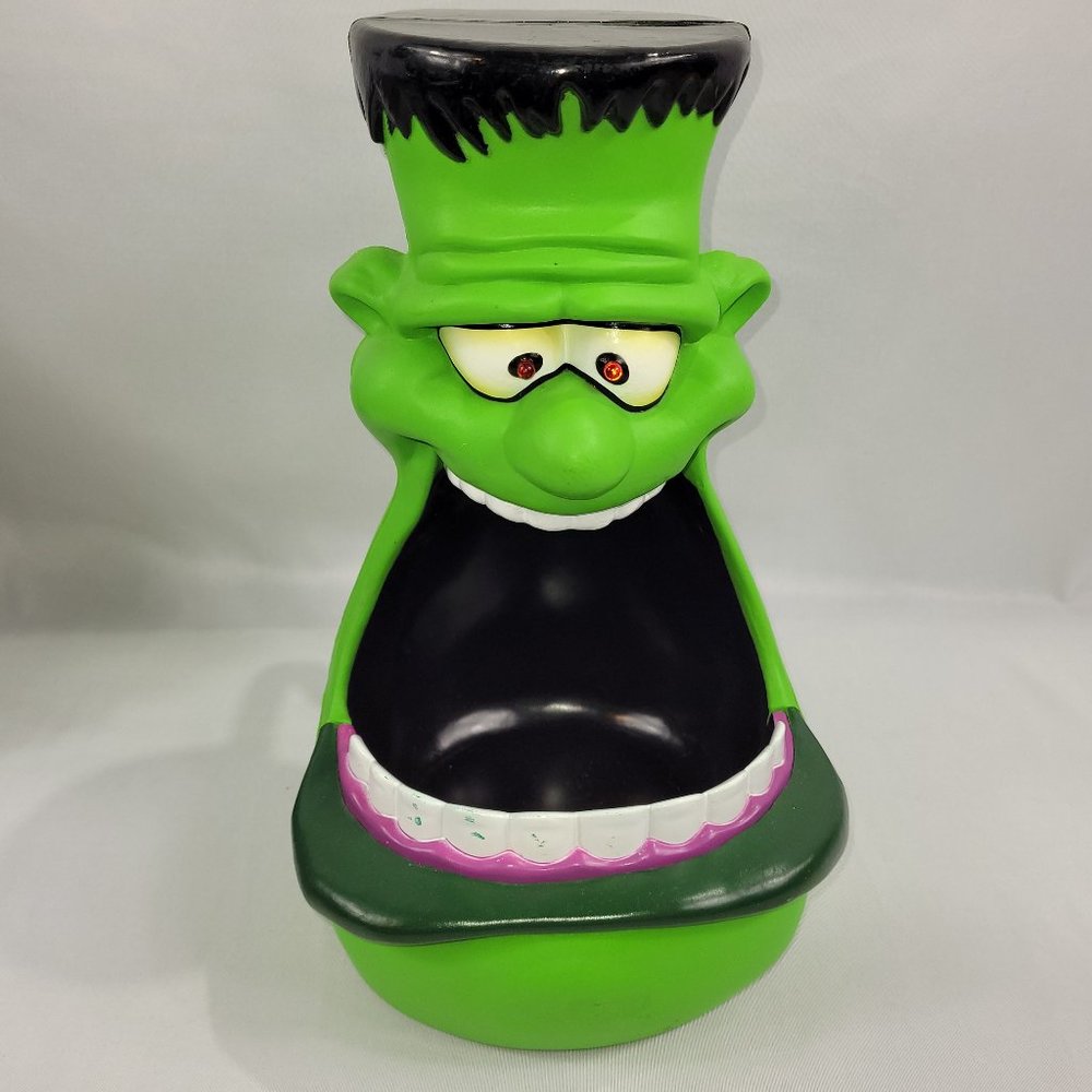 Big Mouth Candy Bowl 12" Electronic Talking Vintage 2002 Plastic Monster Dish